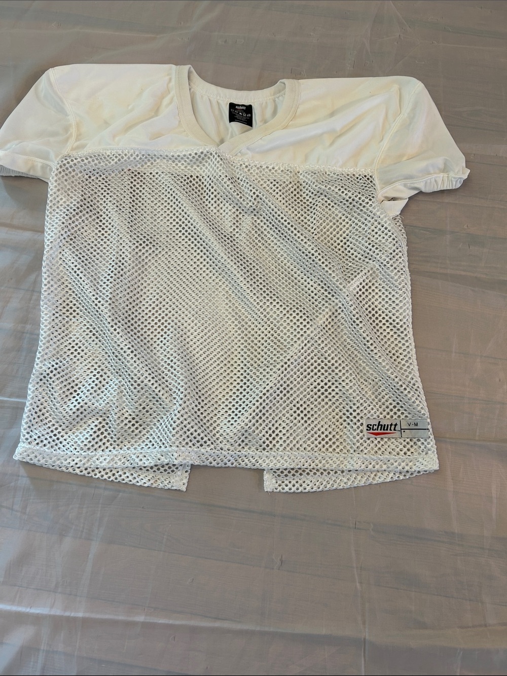 White Mesh  Men’s Shirt